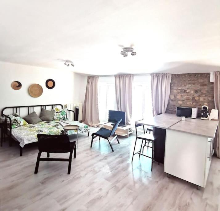 Studio Coquet Avec Vue Sainte-Foy-lès-Lyon Kültér fotó
